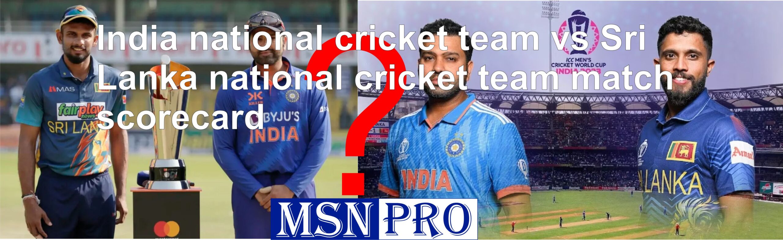 India national cricket team vs Sri Lanka national cricket team match scorecard