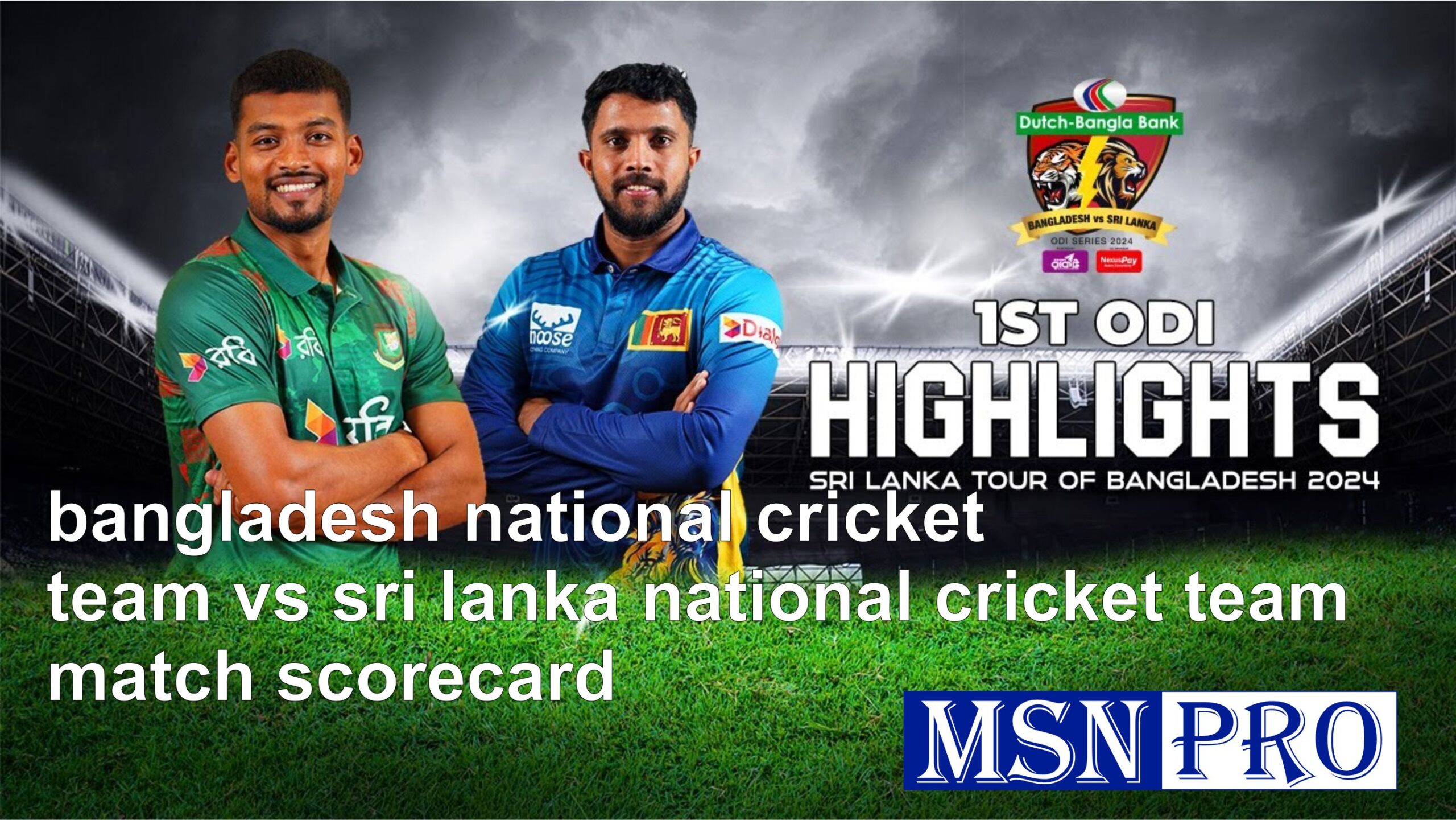 bangladesh national cricket team vs sri lanka national cricket team match scorecard