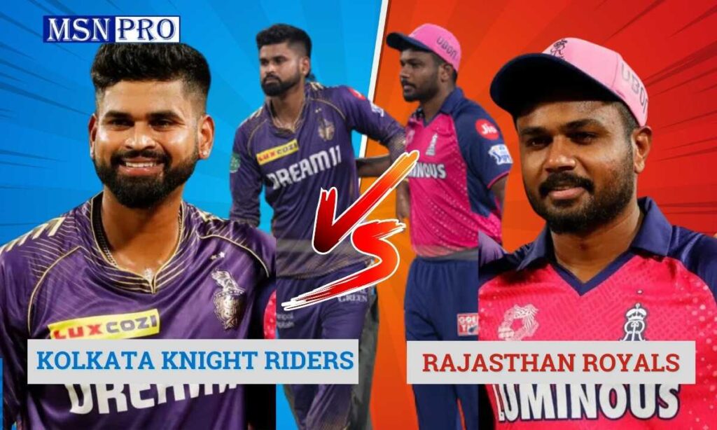 Rajasthan Royals vs Kolkata Knight Riders Timeline