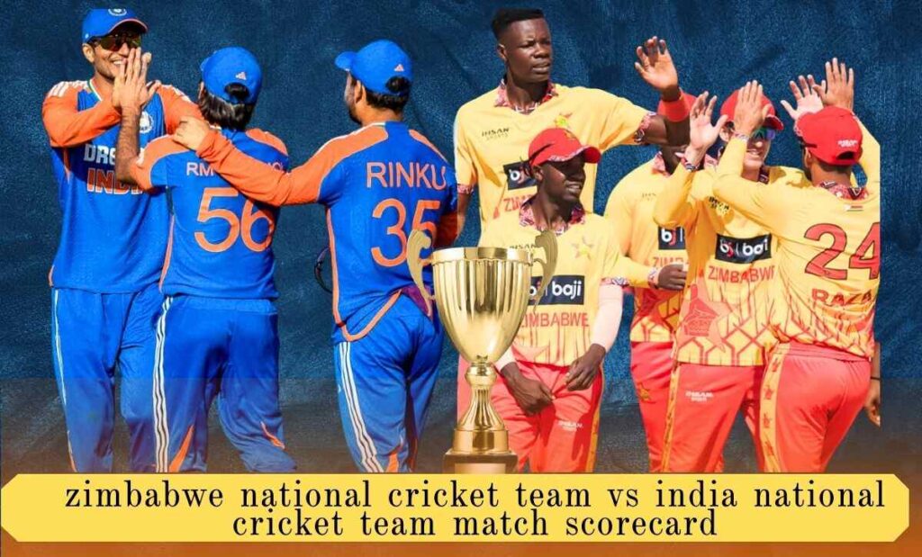 Zimbabwe National Cricket Team vs India National Cricket Team Match Scorecard